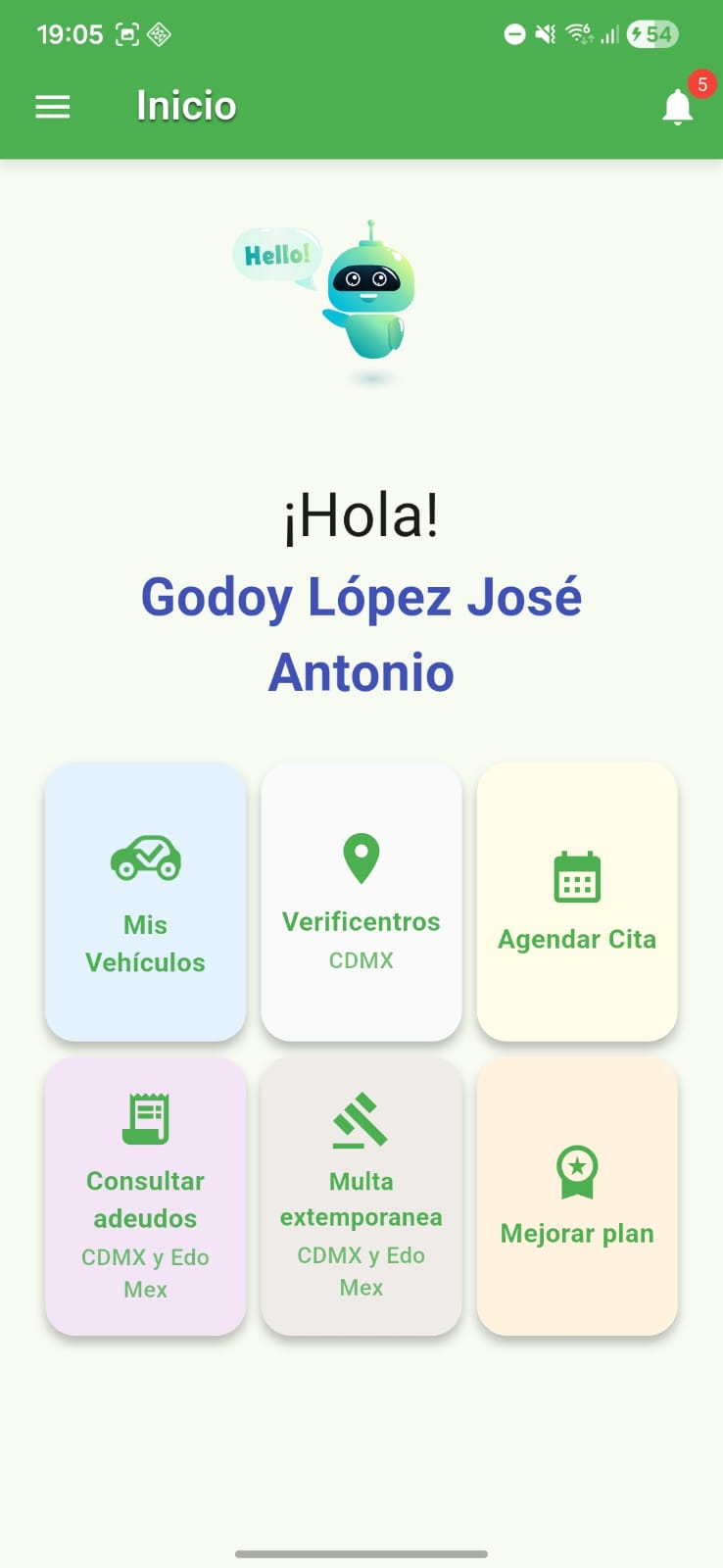 Captura de pantalla de la app 1