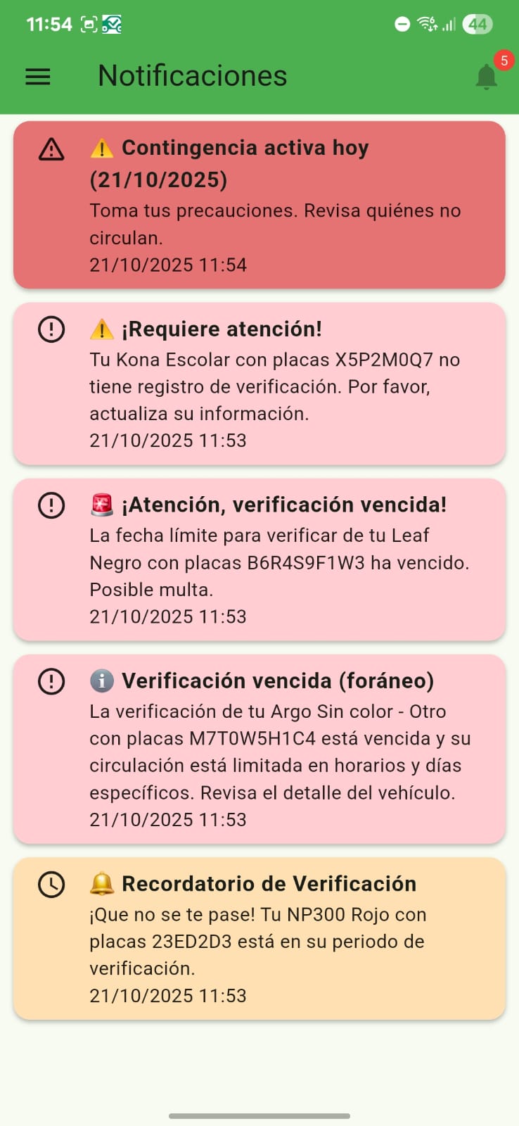 Captura de pantalla de la app 2